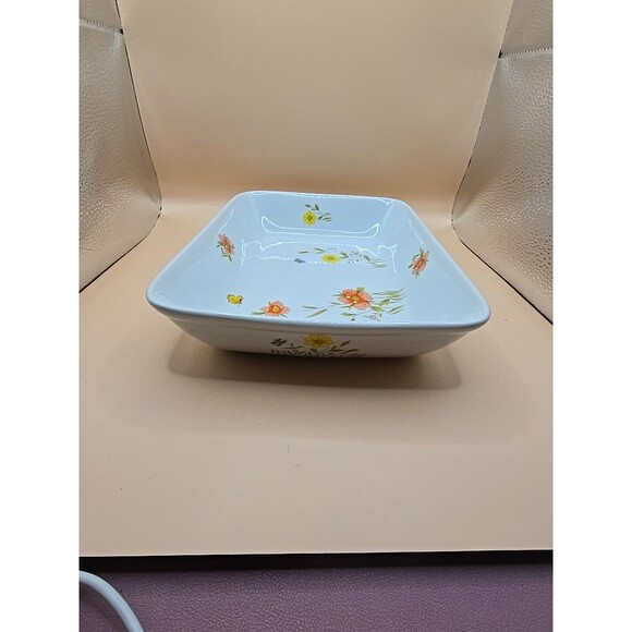 Country Flowers By Andrea Oven To Table Cookware 9607 10.5”X 8”x2" Baking Dish - Picture 6 of 8